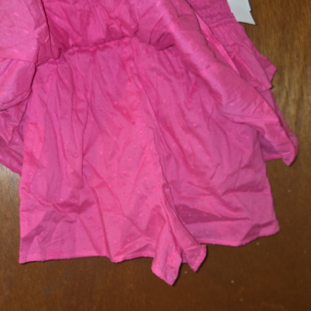 Pink Ruffled Kids One Piece - Picture 4 of 8